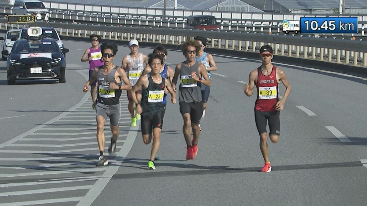 【10キロ速報】NAHAマラソン  先頭集団が10キロ地点を通過「33分30秒」（速報タイム）去年の先頭より25秒速いペース