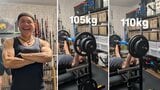 【 照英 (52) 】ベンチプレス「105kg」→「110kg」に重量更新　「まだまだいけるぞ！あきらめるな」　22歳当時の最大155kgへさらに前進|TBS NEWS DIG