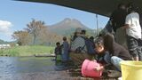 「大分川豊漁祭」ウナギの稚魚を放流 漁の安全と豊漁を祈願 | 大分のニュース|OBS NEWS|大分放送