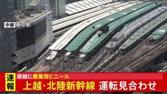 再開は午前11時40分ごろの見込み　上越・北陸新幹線 東京－越後湯沢間、東京ー長野間で運転見合わせ| TBS CROSS DIG with Bloomberg