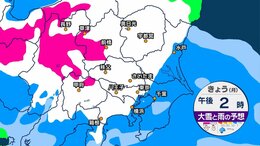 関東で警報級の大雪のおそれ　東京23区は8センチの降雪予想　積雪のおそれも　夕方から夜遅くがピーク　交通の乱れに注意|TBS NEWS DIG