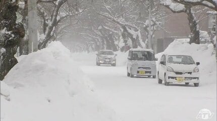 雪の予想】青森県に今季“最強級”寒波が襲来 朝から雪かきに追われる