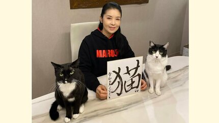 藤あや子】#今年の漢字「猫」#6年連続6回目 愛猫マル＆オレオのカメラ