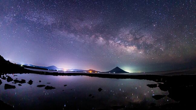 初夏の星空絶景！天の川と開聞岳|TBS NEWS DIG