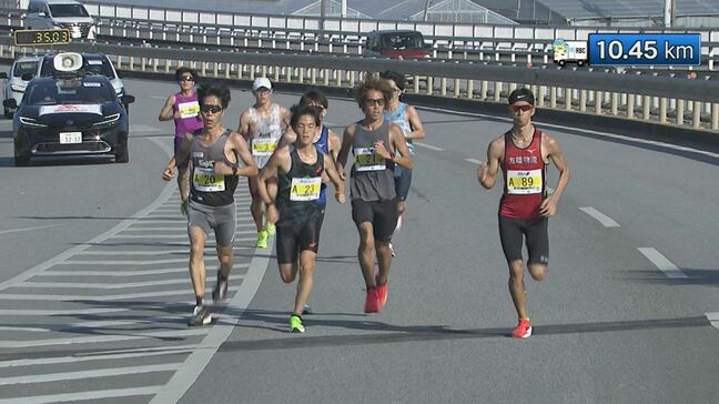 【10キロ速報】NAHAマラソン 先頭集団が10キロ地点を通過「33分30秒」(速報タイム)去年の先頭より25秒速いペース|TBS NEWS DIG