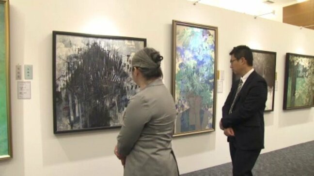 国内最大規模の日本画の祭典「春の院展」開幕 最高位・「郁夫賞」受賞作など90点を展示 県内出身者の作品も並ぶ 11月3日まで 愛媛・松山市|TBS NEWS DIG