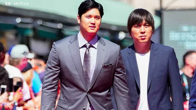 大谷翔平 グレーのスーツ姿で「レッドカーペットショー」に登場、ア・リーグ本塁打記録62本を「塗り替えたい」|TBS NEWS DIG