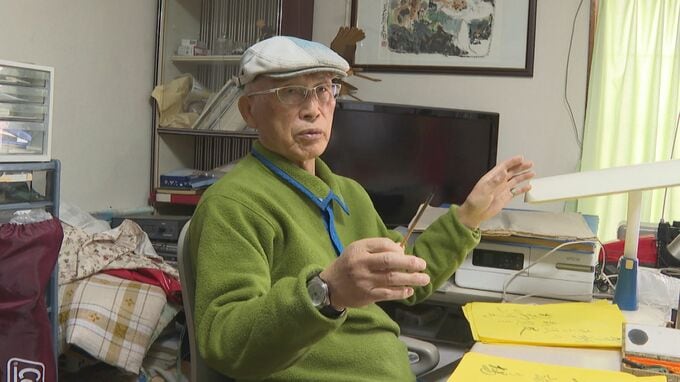 制度変更や行政・警察への不信感について語る池上治男さん