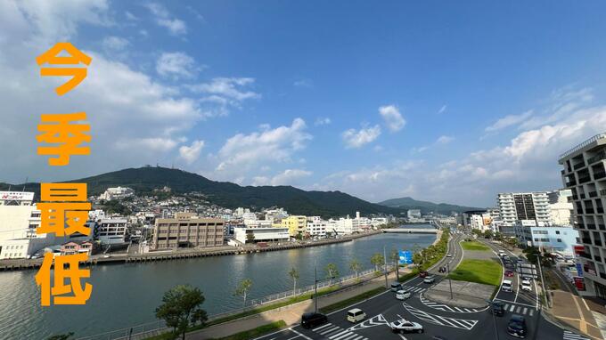 各地で今シーズン最低気温を観測 31日ごろは大雨に注意【長崎】|TBS NEWS DIG