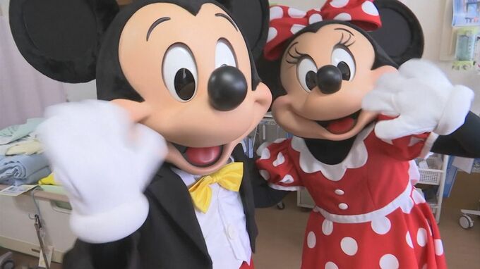 【松江市】キティちゃんに続いて…ミッキーマウス・ミニーマウスが会いに来てくれた！|TBS NEWS DIG