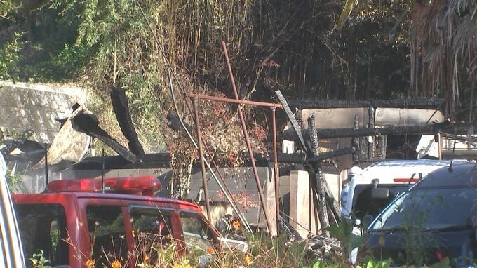 深夜の住宅火災で焼け跡から2人の遺体　住人と連絡取れず　警察が身元の確認急ぐ　大分・豊後大野市　|　大分のニュース｜OBS NEWS｜大分放送