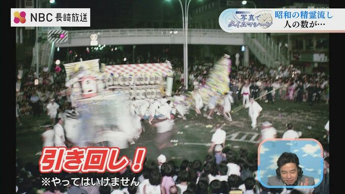 激しい精霊流し…61年前の平和祈念式典をAIでカラー化　夏の長崎の風景を昭和の写真で見ると|TBS NEWS DIG