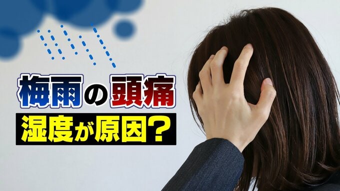 「雨の日は頭が痛い」原因は “気圧” よりも “湿度” にあった！メカニズムを医師に聞いてみると|TBS NEWS DIG