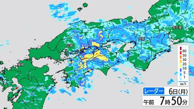 【警報級の大雨】災害の危険度上がる予想　7月6日（月）に早期注意情報　梅雨前線が活発化　雨がやんでも土砂災害・河川の増水に十分注意　※雨と風のシミュレーション　広島県天気　|　RCC NEWS | 広島ニュース | RCC中国放送