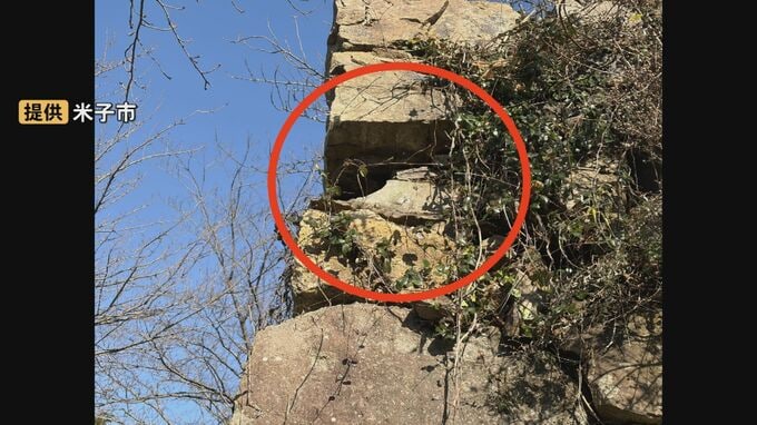 米子城跡の入城規制解除　最大震度5強の地震の影響で一部石垣から落石…該当箇所には新たに柵も設置|TBS NEWS DIG