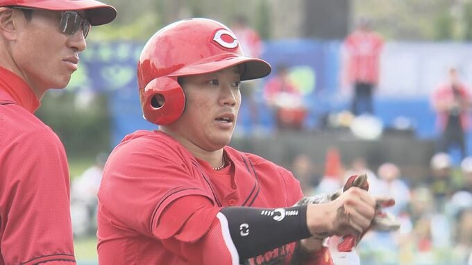 カープドラ3勝田　応援歌を聞いて実感「本当にプロ野球選手になった」　チャレンジ精神で挑むオープン戦　充実の春季キャンプを終えての一問一答　|　RCC NEWS | 広島ニュース | RCC中国放送
