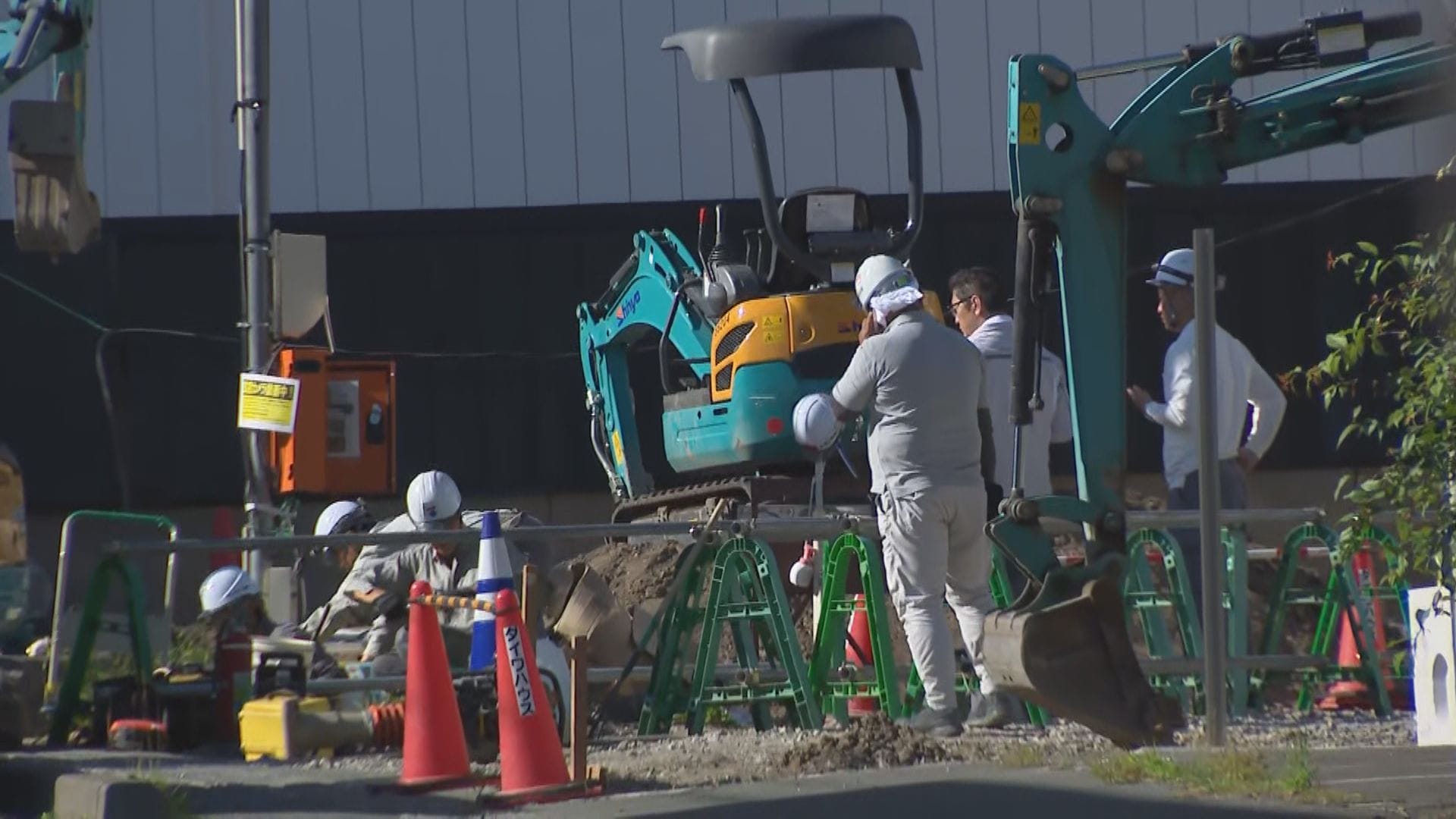 ガスの配管工事中に「ガス漏れ」か 50代の男性作業員1人が心肺停止