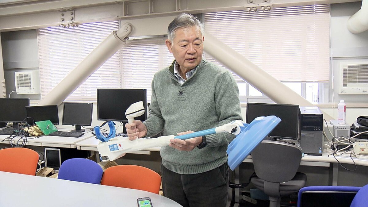 内蔵レーダーで地雷を可視化」東北大・佐藤源之教授“最新の地雷探知機