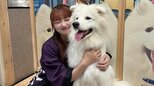 【 辻希美・長女 】希空「（大型犬）サモエドと豚さんのカフェ」「押し倒されちゃった」モフモフの渋滞にご満悦「念願すぎて幸せ」|TBS NEWS DIG