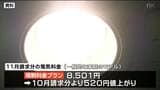 一般家庭モデルで「520円」値上がり 東北電力11月請求分電気料金|TBS NEWS DIG