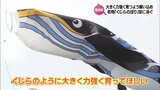 「大きく力強く育ってほしい」 伝統菓子にちなんだ名物"くじらのぼり"空泳ぐ 宮崎市の佐土原総合文化センターでこどもの日まで | MRTニュース | MRT宮崎放送