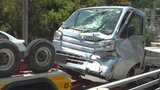 国道でごみ回収で停車中の作業車に追突 軽トラ運転の68歳男性が病院搬送 山梨 | 山梨のニュース | UTYテレビ山梨