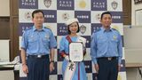 福岡親善大使・國崎成美さんが一日警察署長に ”性犯罪の抑止”呼びかけ | 福岡のニュース|RKB NEWS|RKB毎日放送