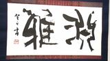 総社市出身の書家・高木聖雨さんの個展 約3000年前の古代文字を現代風にアレンジ 17日まで【岡山】|TBS NEWS DIG