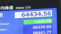 【速報】日経平均株価 一時2400円以上の値下がり　16日のNY市場で半導体関連銘柄が大幅値下がりしたことを受け| TBS CROSS DIG with Bloomberg
