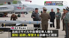 北朝鮮・金総書記 空軍の訓練視察、“電子部隊”を強化 敵のドローン攻撃にも対応か| TBS CROSS DIG with Bloomberg