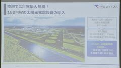 成田空港に世界最大規模の太陽光発電設置へ　成田国際空港と東京ガスが新会社| TBS CROSS DIG with Bloomberg