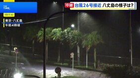 台風26号接近の八丈島　被害報告なしも交通機関の欠航相次ぐ　新たに台風27号も発生【中継】|TBS NEWS DIG