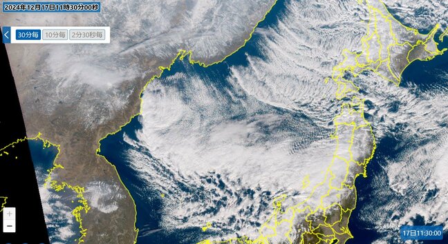 寒気が居座り北海道から北陸は雪や雨【17日 午後0時半更新】山沿いを中心に大雪となる所も【雪と雨のシミュレーション 3時間ごと】太平洋側は晴れて空気が乾燥|TBS NEWS DIG