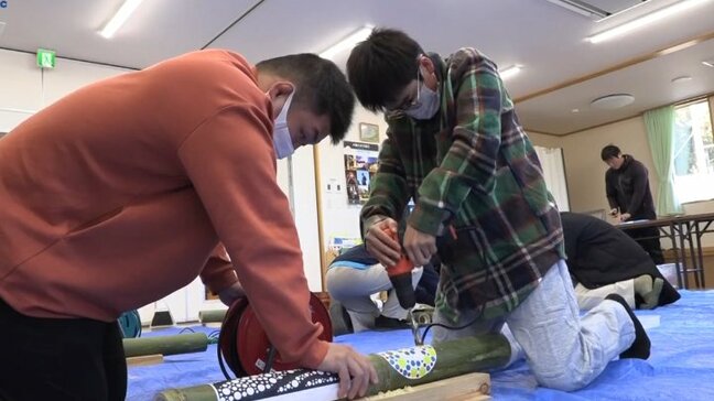 「能登半島地震の被災地の復旧も祈りながら…」　東日本大震災の被災地で避難誘導の竹灯籠づくり　岩手・釜石市|TBS NEWS DIG