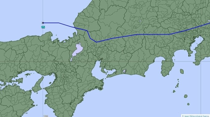 【台風15号熱帯低気圧化】東海地方は13日にかけ引き続き大雨警戒 警報級の大雨となる可能性　三重で150ミリ・静岡で120ミリ予想 土砂災害や浸水に注意・警戒【【雨と風のシミュレーション】 　|　富山のニュース｜天気・防災｜チューリップテレビ