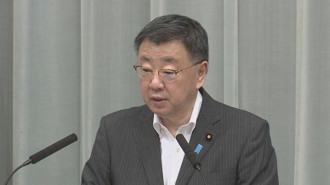【速報】松野官房長官、北朝鮮ミサイル「宇宙空間への投入されず」|TBS NEWS DIG