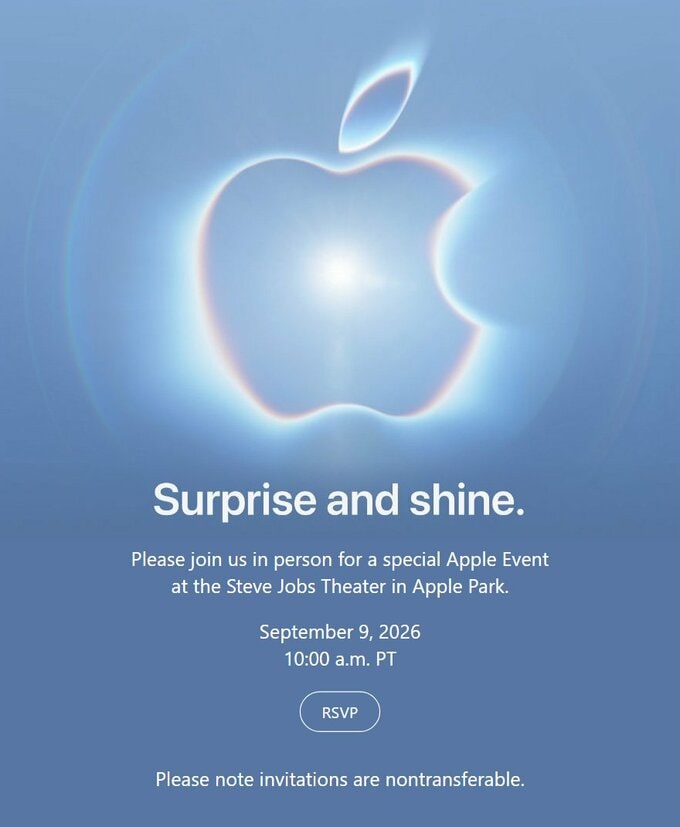 アップル、9月9日に新製品イベント開催へ－折りたたみ式iPhone発表か