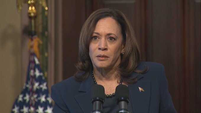 米 ハリス副大統領　特別検察官の報告書「政治的動機に基づいている」