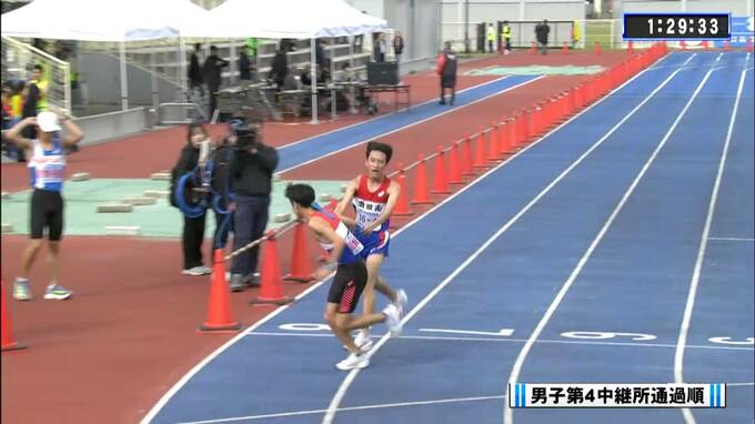 山形県高校駅伝2024 男子 第四中継所通過順位　|　山形のニュース│TUYテレビユー山形