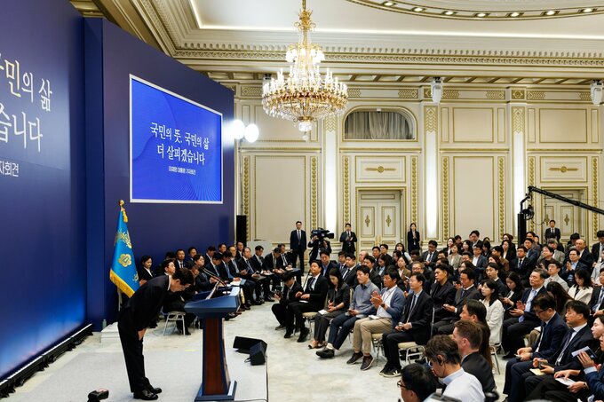 韓国大統領、対米投資協議で「眠れない夜」過ごす－中東派兵は否定