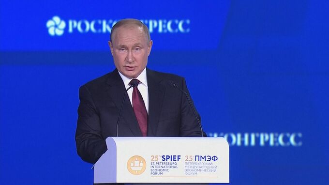 プーチン氏肝いり国際経済フォーラム　西側メディアを排除　「非友好国メディアの取材拒否」 ロ大統領府|TBS NEWS DIG