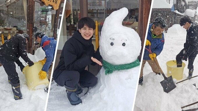 積雪は2メートル! 石川の豪雪地帯・白山市白峰地区で雪を存分に楽しむ「雪だるま祭り」 の見どころを久々江龍飛アナウンサーがリポート　|　石川県のニュース｜MRO北陸放送