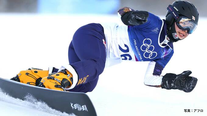 三木つばき 準々決勝敗退…わずか0.02秒差、地元イタリア選手に敗れて悲願のメダルに届かず【スノーボードパラレル大回転決勝T】|TBS NEWS DIG