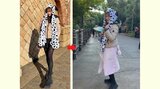 【 中川安奈 】冬のディズニーにミニ丈 “寒すぎて” 毛布巻いて対策 　ダルメシアン柄のマフラーにフォロワー「102匹目が一番かわいい」|TBS NEWS DIG