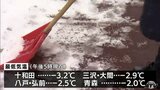 青森県内は今季一番の寒気で平地で積雪・２１地点で最低気温　２６日も寒気や低気圧の影響で雪|TBS NEWS DIG