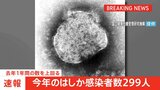【速報】今年のはしか感染者数299人　去年1年間の数を上回る　国立健康危機管理研究機構|TBS NEWS DIG