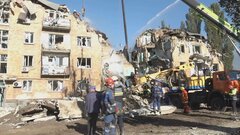 ウクライナ・キーウに大規模攻撃 子ども含む18人死亡　EU委員長「憤慨している」 代表部にも被害、ビルの一部が損傷| TBS CROSS DIG with Bloomberg