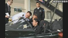 小泉防衛大臣が韓国の特殊飛行部隊「ブラックイーグルス」を視察　機体のコックピットにも搭乗　あすの日韓防衛大臣会談で安全保障協力の議論深められるか| TBS CROSS DIG with Bloomberg