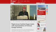 ローマ教皇特使　中国高官と会談「友好的な雰囲気」| TBS CROSS DIG with Bloomberg