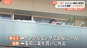 小1男児がマンション4階から転落か 男児はインフルエンザで、母親が薬局に行き1人だったか 搬送時意識あり 東京・杉並区 警視庁|TBS NEWS DIG